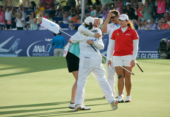 Brittany Lincicome forced the play-off with an eagle on the par-five 18th hole ©Getty Images
