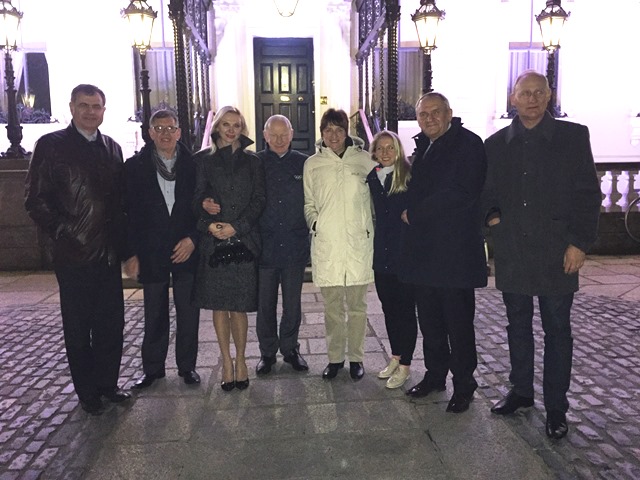 European Olympic Committees President Patrick Hickey attended a dinner held in Dublin city centre along with the other attendees at the event ©EOC