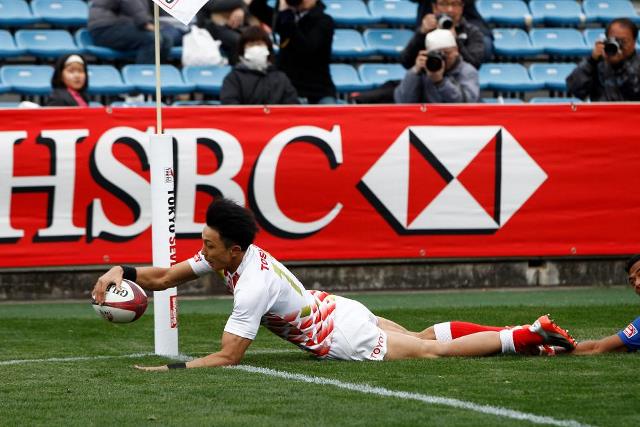 Hosts Japan progressed to their first Cup quarter-final since 2000 at the Sevens World Series event in Tokyo ©World Rugby