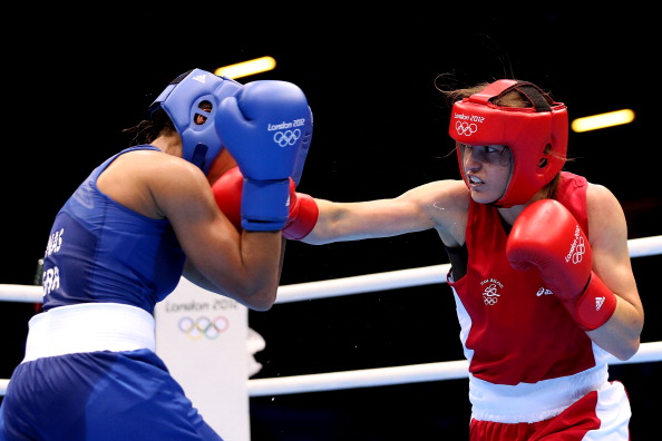 Natasha Jonas was defeated by Ireland's Katie Taylor in the lightweight division at the London 2012 Olympics ©Getty Images