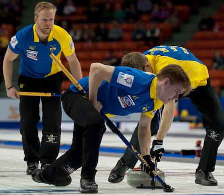 Niklas Edin's Sweden will face Norway in the World Men’s Curling Championship final ©Curling Canada/Facebook