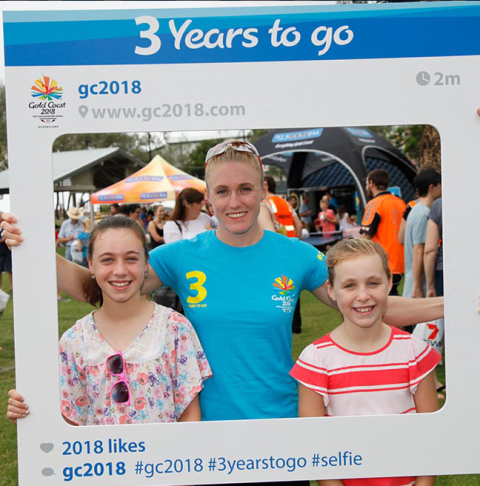 Sally Pearson was among the athletes to help Gold Coast 2018 celebrate Three Years to Go until the start of the next Commonwealth Games ©Twitter