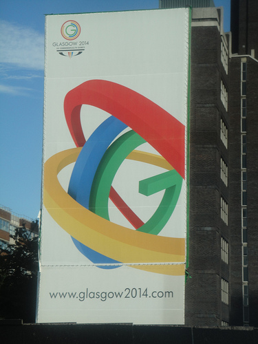 Glasgow 2014_Commonwealth_Games_sign_on_side_of_building