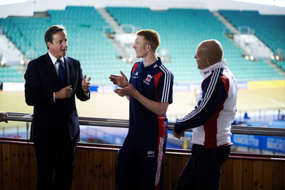 The Prime_Minister_with_athlete_Ed_Clancy_and_British_Cyclings_Performance_Director_Dave_Brailsford_04-10-11