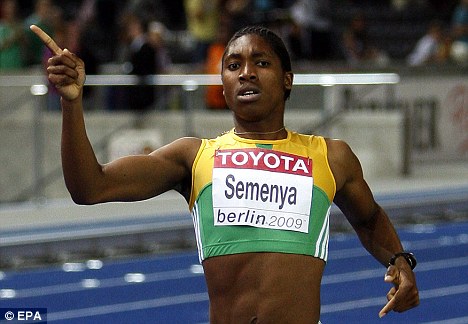 Caster Semenya crossing the line and pointing(1)