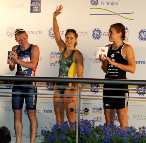 Erin_Densham_after_winning_GE_Canary_Wharf_Triathlon_June_30_2011