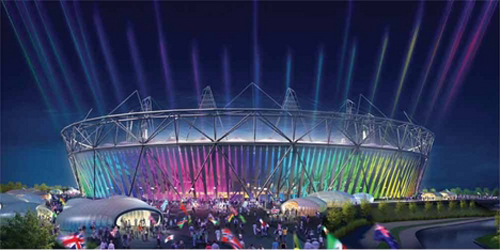 Olympic Stadium lit up_1
