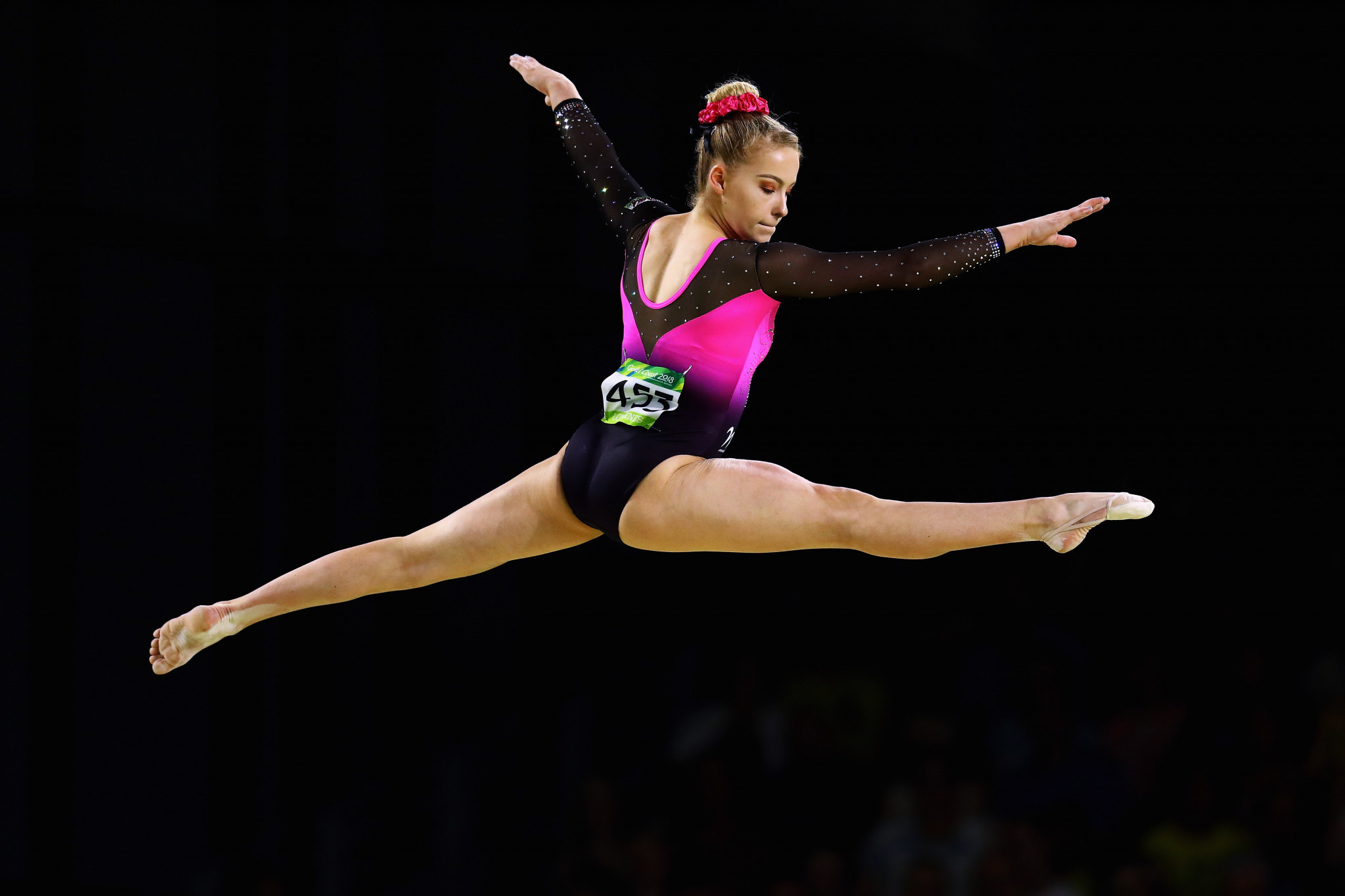 Great Britain’s Maisie Methuen claimed victory in the women's balance beam and floor exercise ©Getty Images