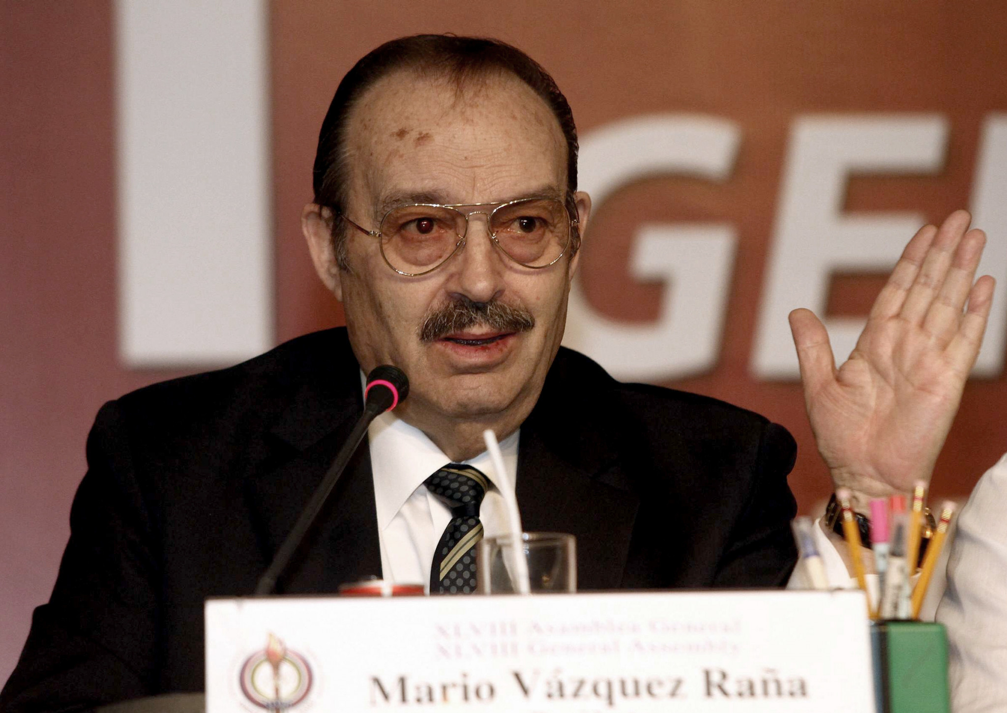 Sports administration runs in the family as the late Mario VÃ¡zquez RaÃ±a headed up ANOC for 30 years Â©Getty Images