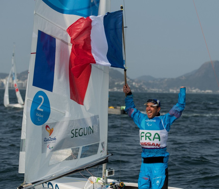 Seguin and Kroger tied for 2.4 Norlin lead Para World Sailing Championships