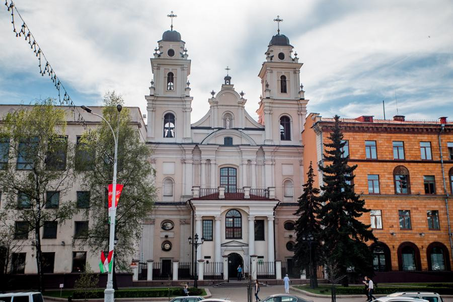 The Cathedral of Saint Virgin Mary has undergone a lot of changes over the years ©Minsk 2019