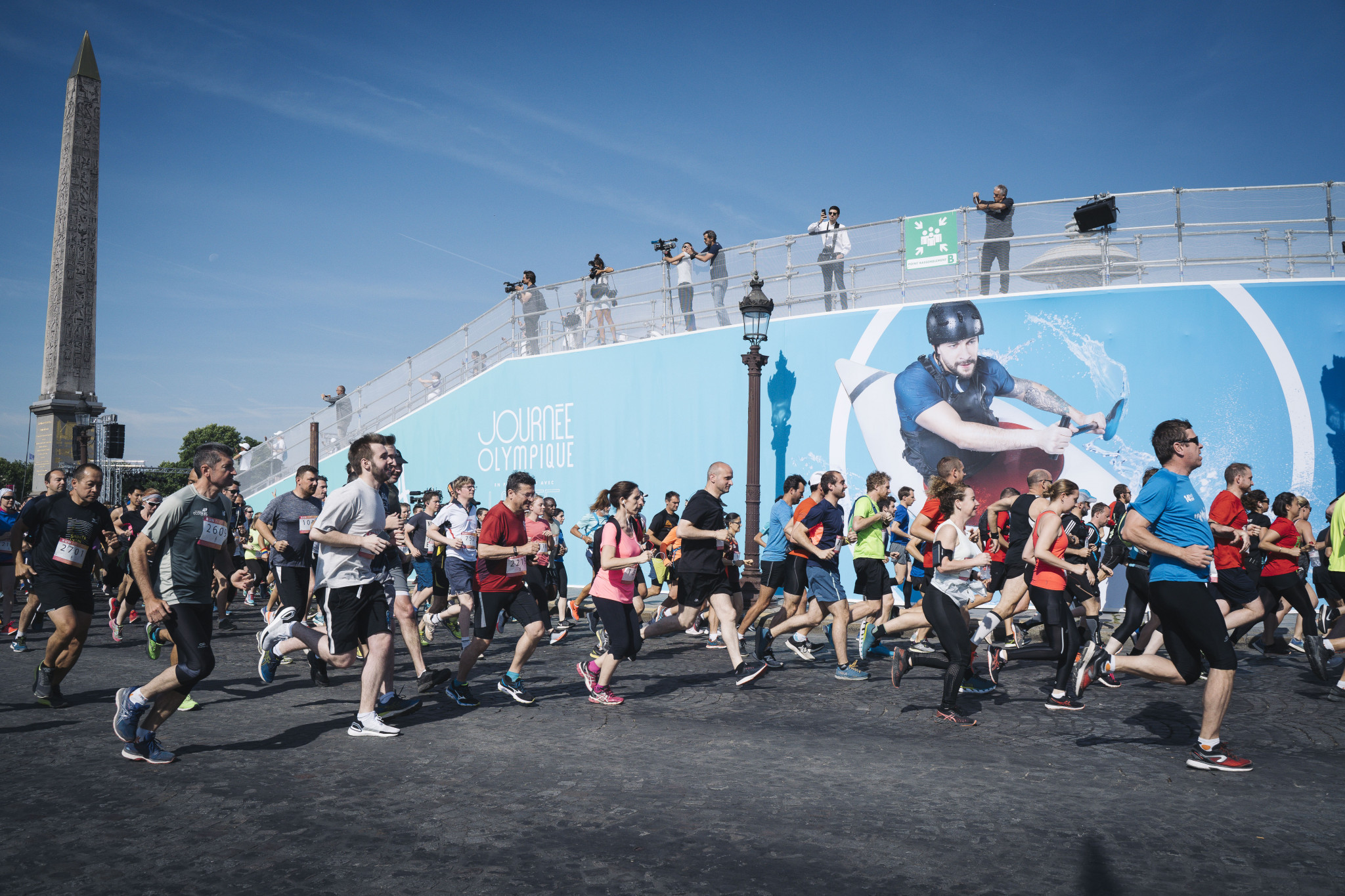First participants in Paris 2024 Olympics massparticipation marathon