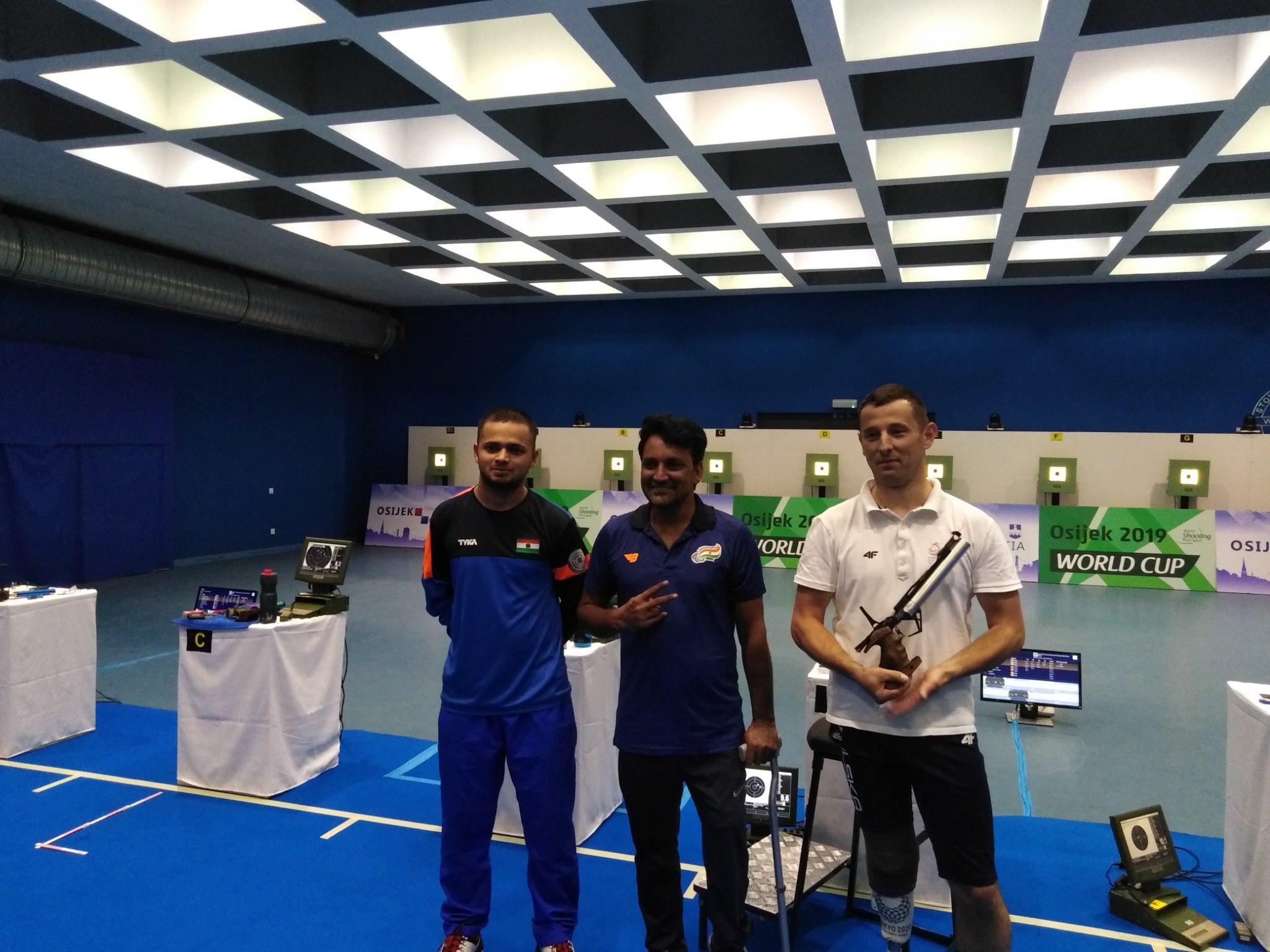Rahul's world record on fruitful day for India at World Shooting Para Sport World Cup