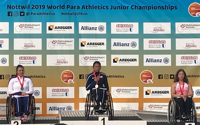 Dederick wins her sixth World Para Athletics Junior Championships gold as action commences in Nottwil