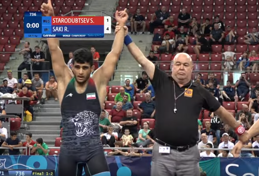 Saki leads Iranian golden double on World Cadet Wrestling Championships final day
