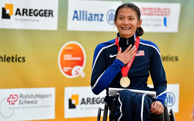 United States top medals table at 2019 World Para Athletics Junior Championships