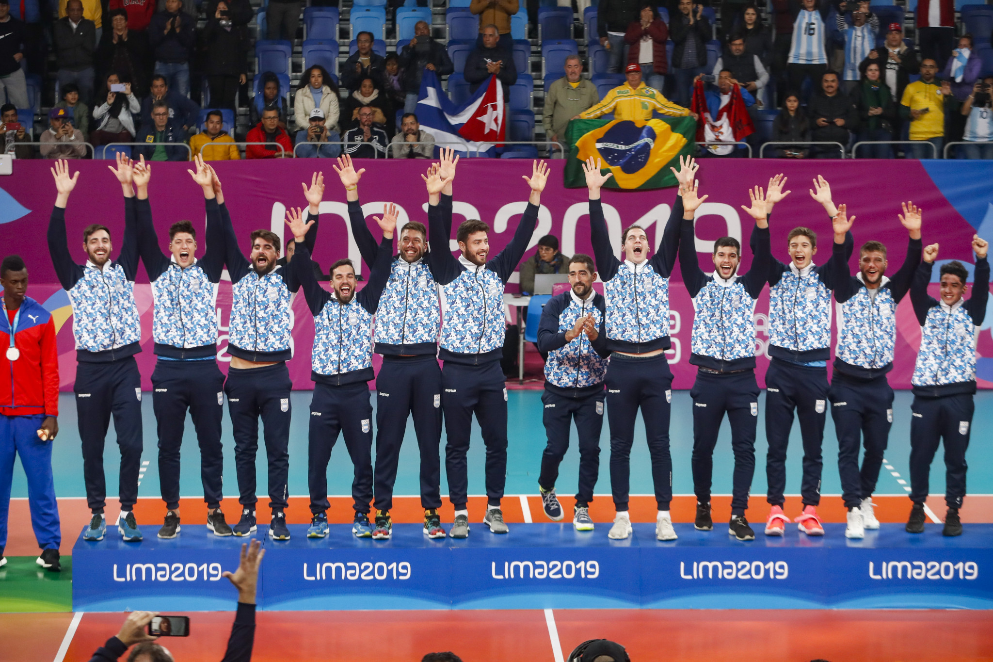 They defeated their opponents in straight sets, winning gold ©Lima 2019