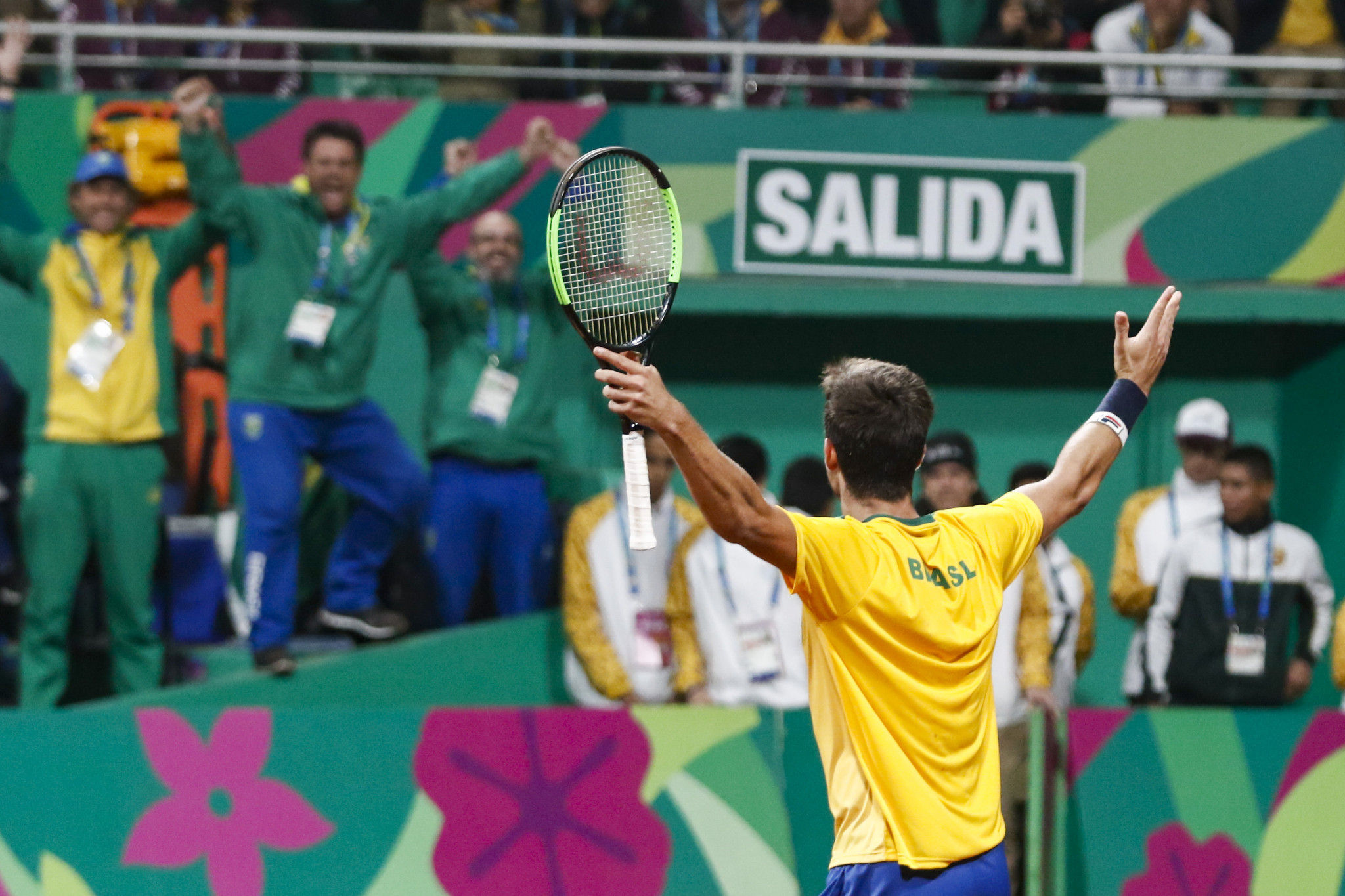 Brazil moved further up the medal table as Joao Menezes triumphed in the men's tennis singles ©Lima 2019