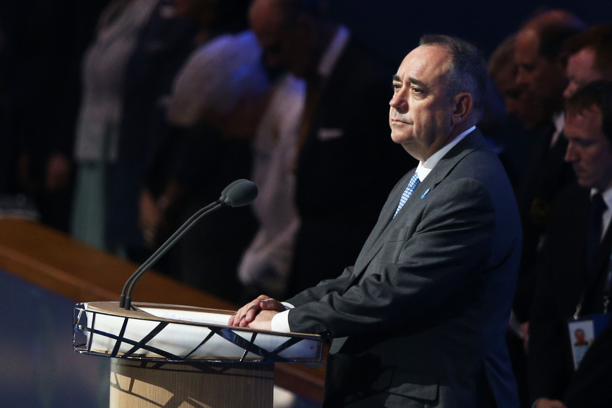 Alex Salmond First Minister of Scotland speaks during the Opening Ceremony for the Glasgow 2014 Commonwealth Games ©Getty Images