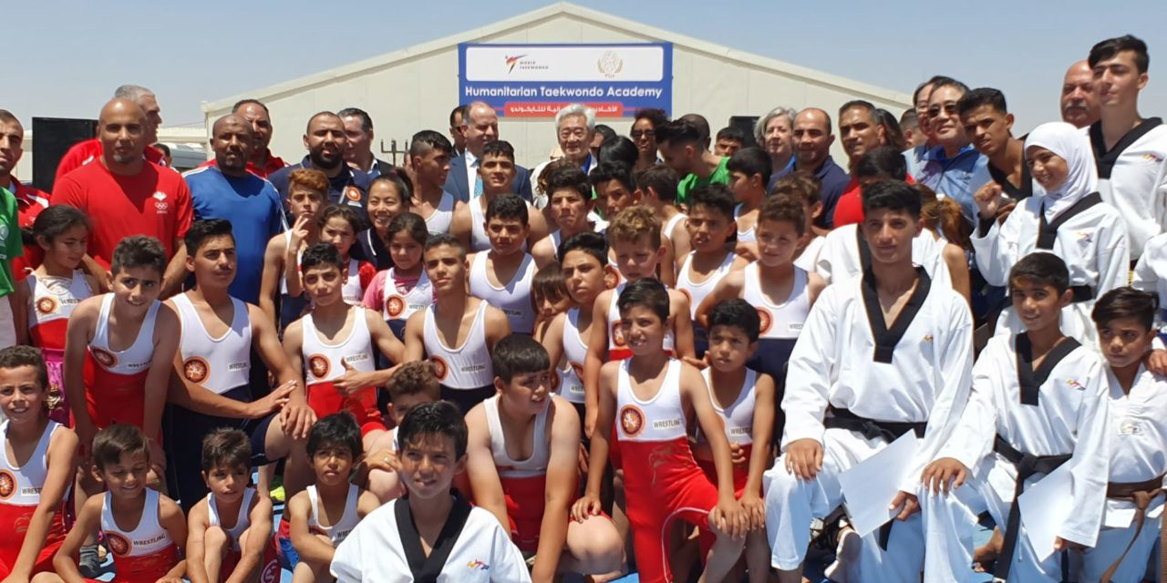 A joint event was held with wrestling as the THF's doors were flung open to other sports ©THF