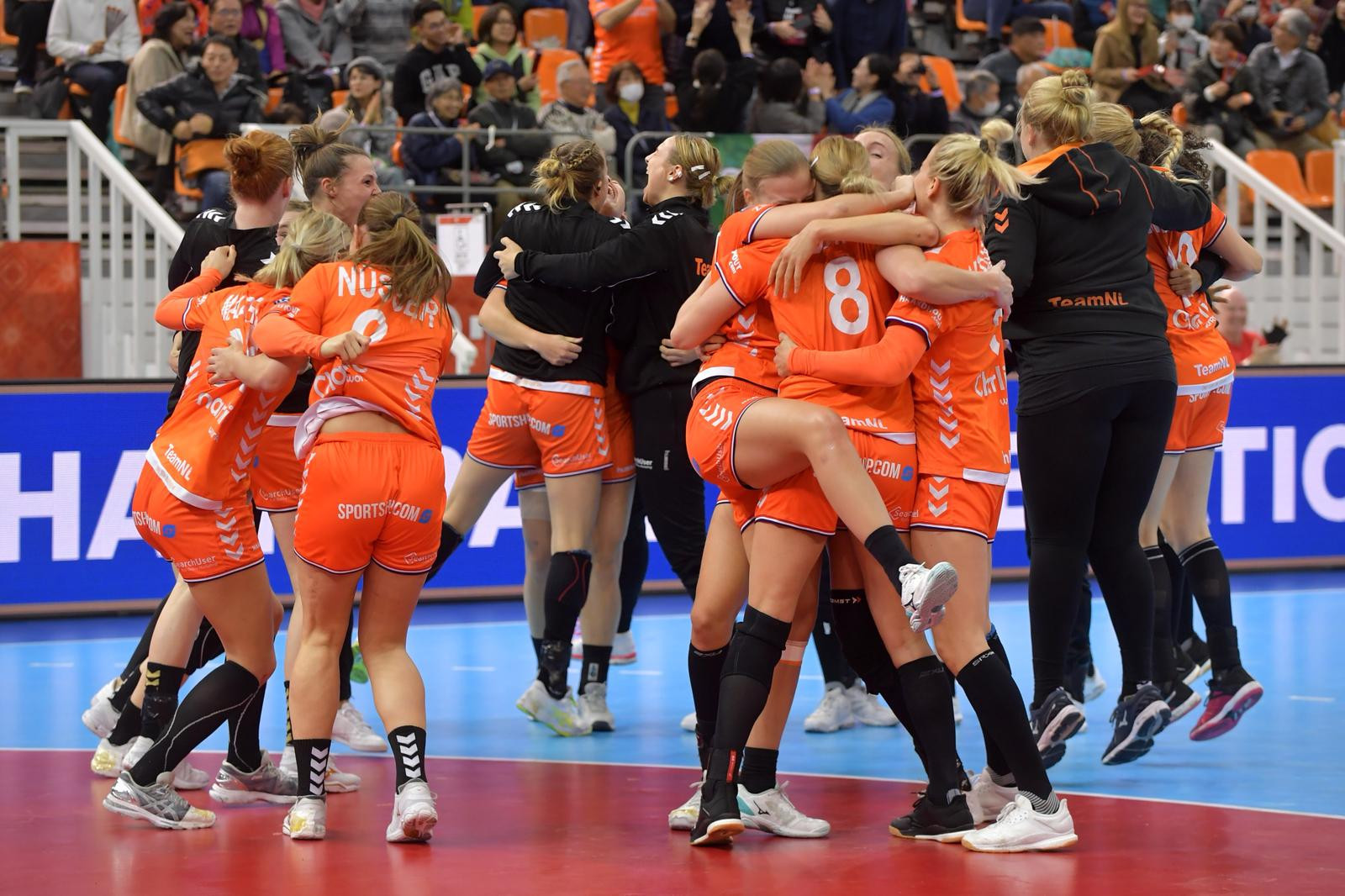 Dutch womens national handball team. 