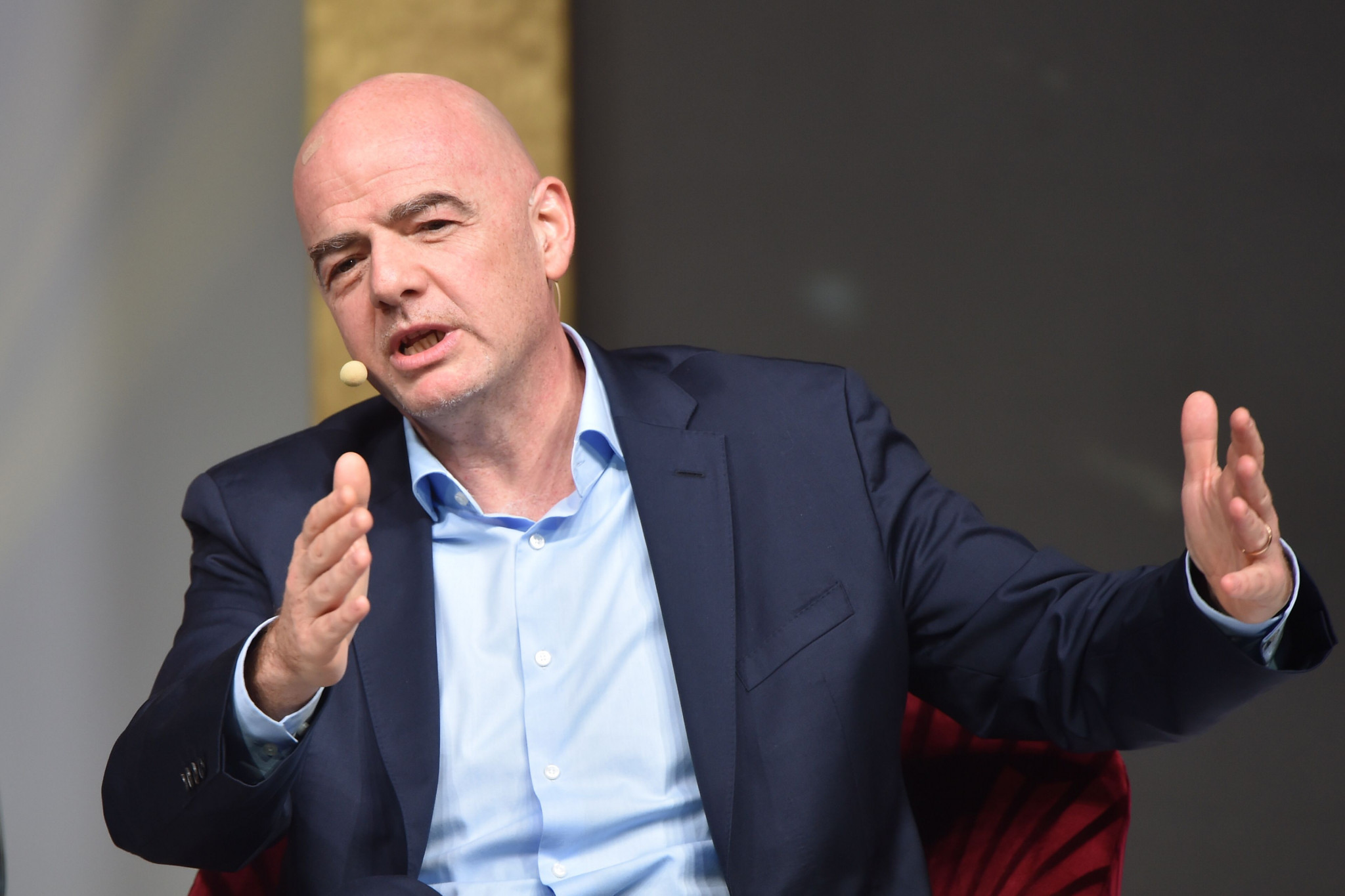 FIFA President Gianni Infantino has claimed the strategy will reduce the difference in standards across the world ©Getty Images