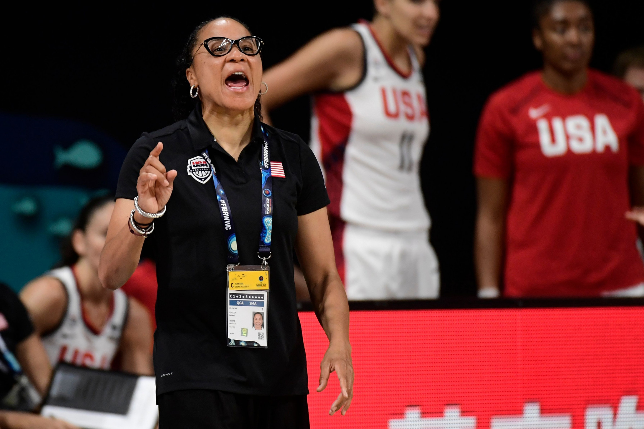 United States women's basketball team head coach Dawn Staley cast doubt over whether she would attend the postponed Tokyo 2020 Olympic Games ©Getty Images