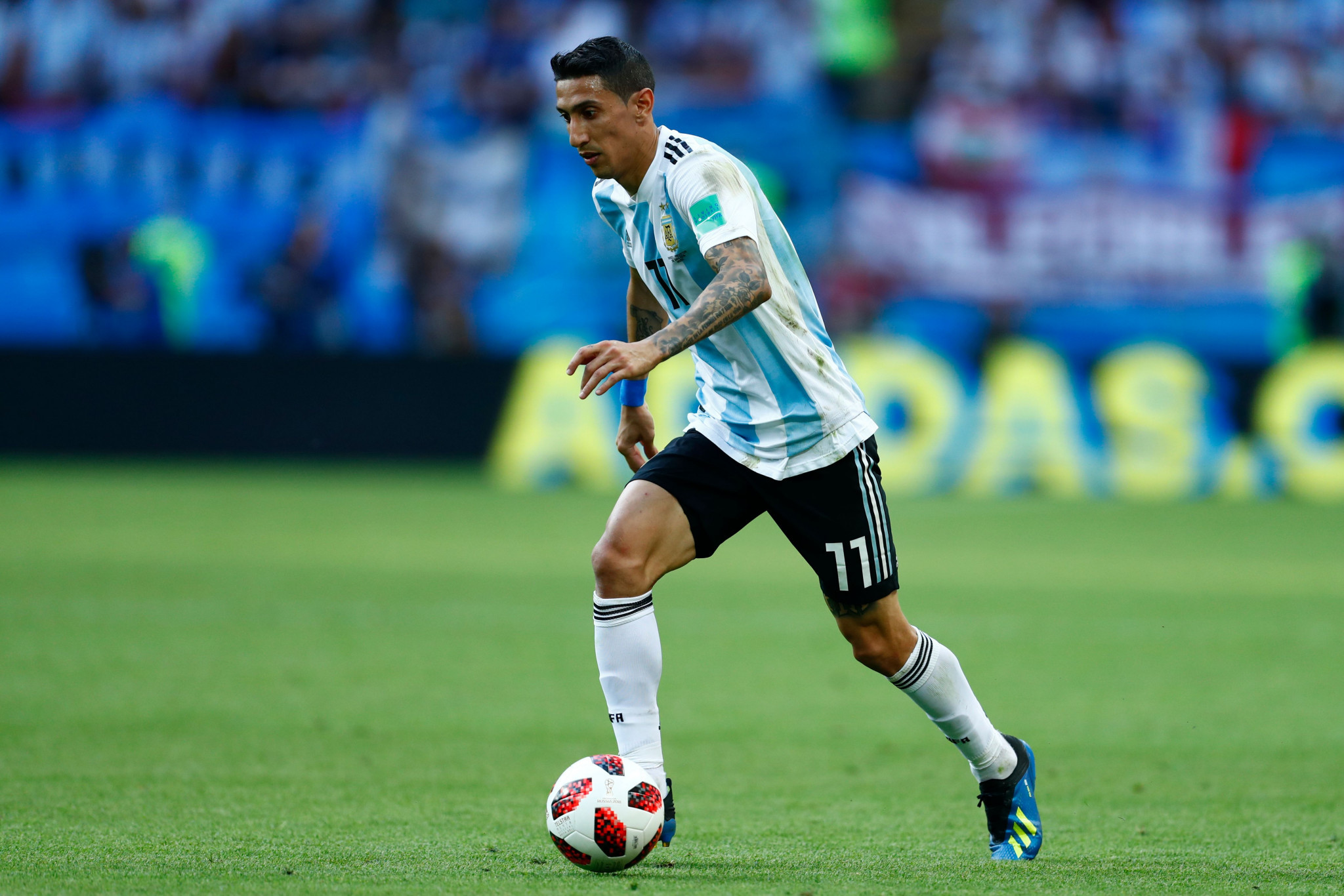 Argentina lista para participar en las eliminatorias sudamericanas de la Copa Mundial de la FIFA 2022 por Getty Images