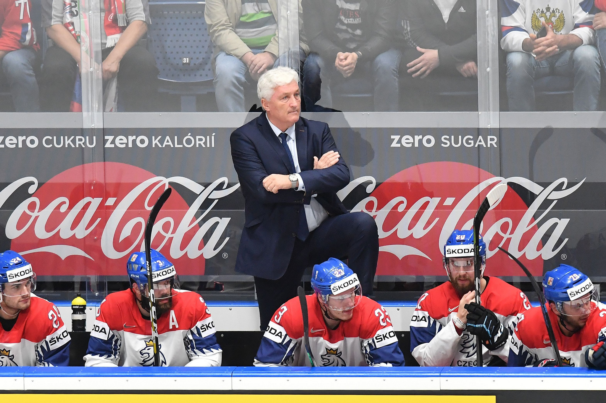 Miloš Riha vedie Českú republiku na štvrtom mieste na majstrovstvách sveta Medzinárodnej hokejovej federácie 2019 na Slovensku © Getty Images