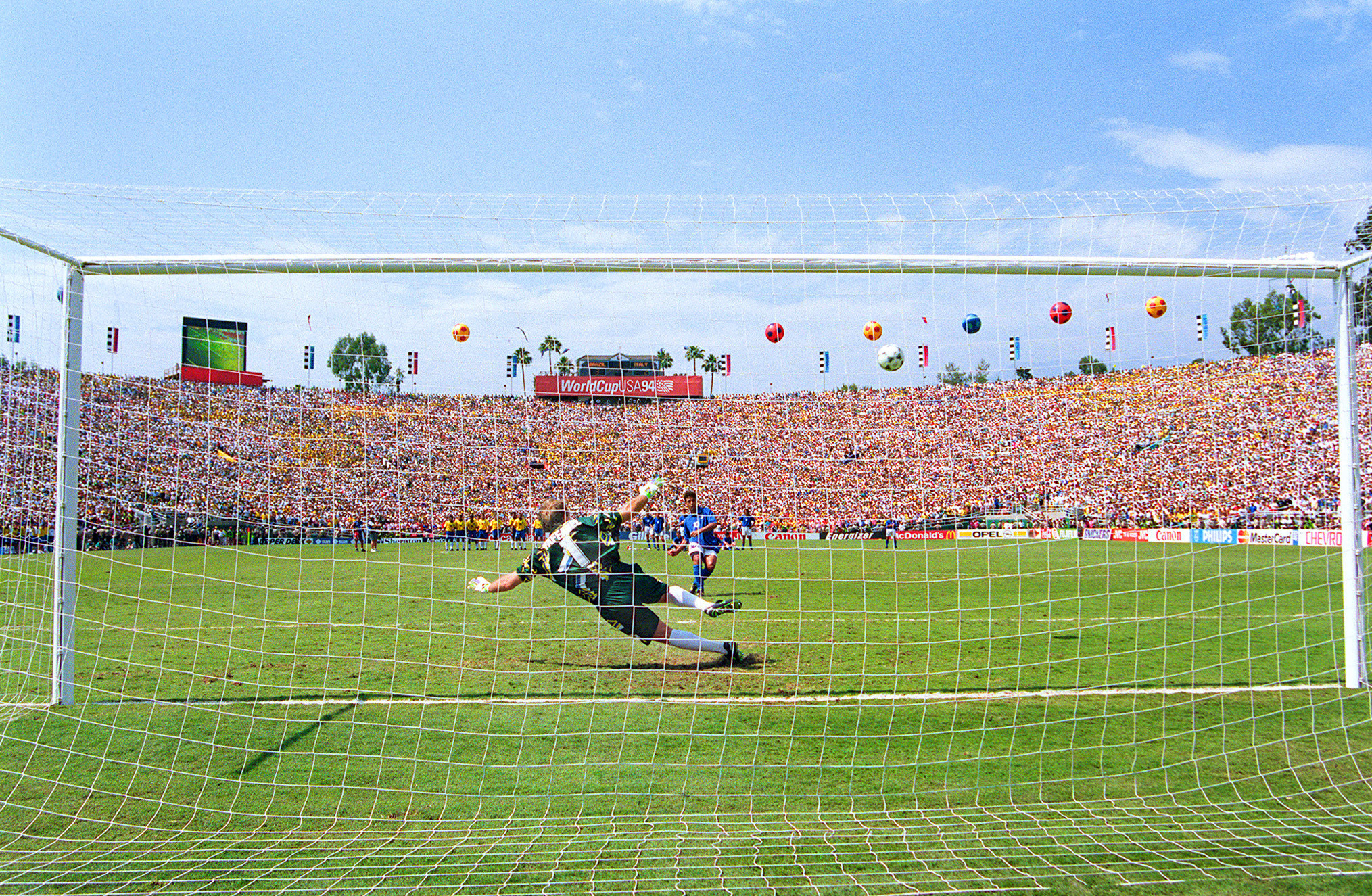 La finale de la Coupe du Monde de la FIFA 1994 - couronnée par le penalty manqué de Roberto Baggio - est parmi les plus célèbres des nil-nils du football © Getty Images
