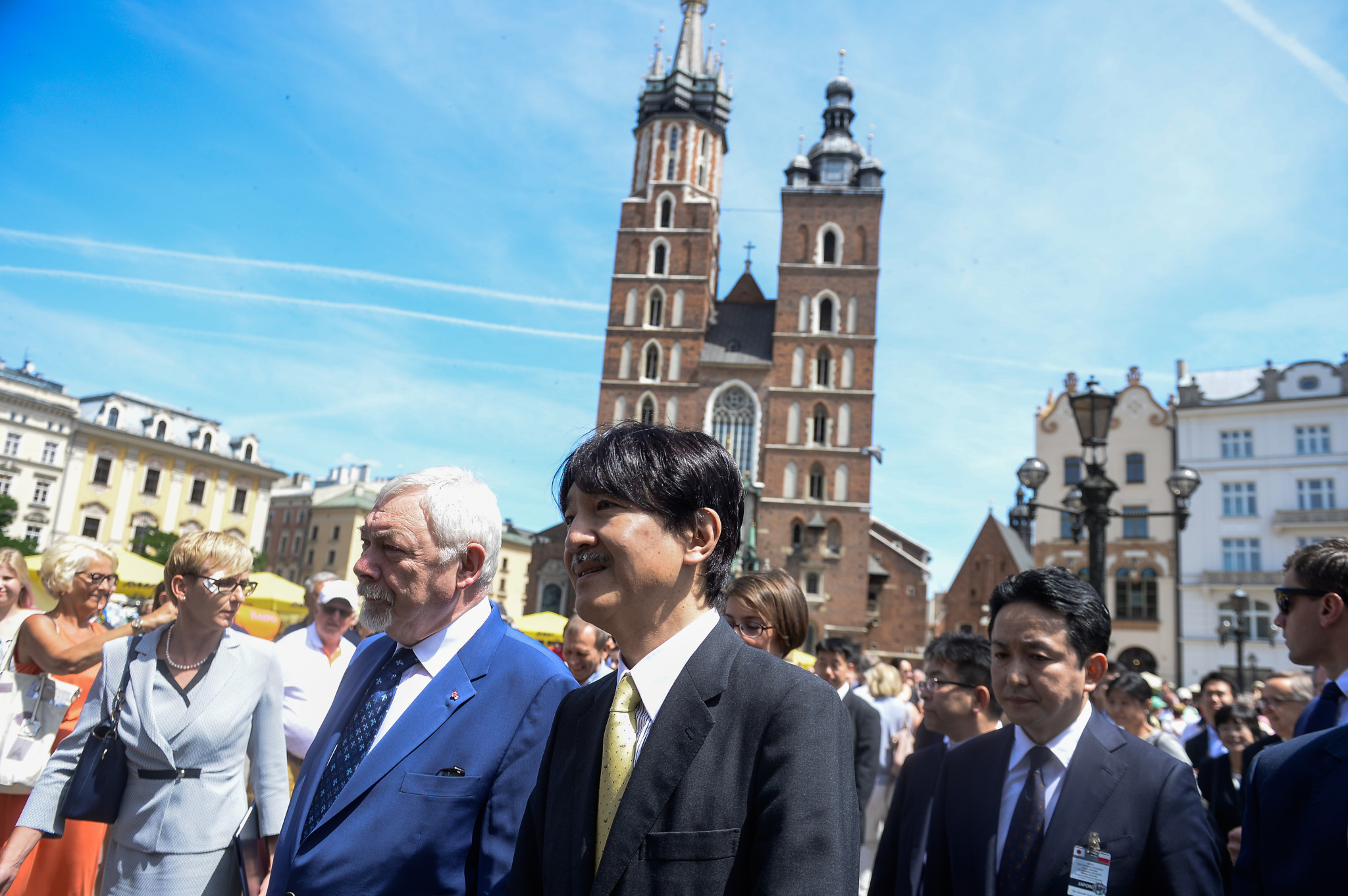 Prezydent Krakowa Jacek Majchrowski (z lewej) podobno prosił o zapewnienia rządu © Getty Images