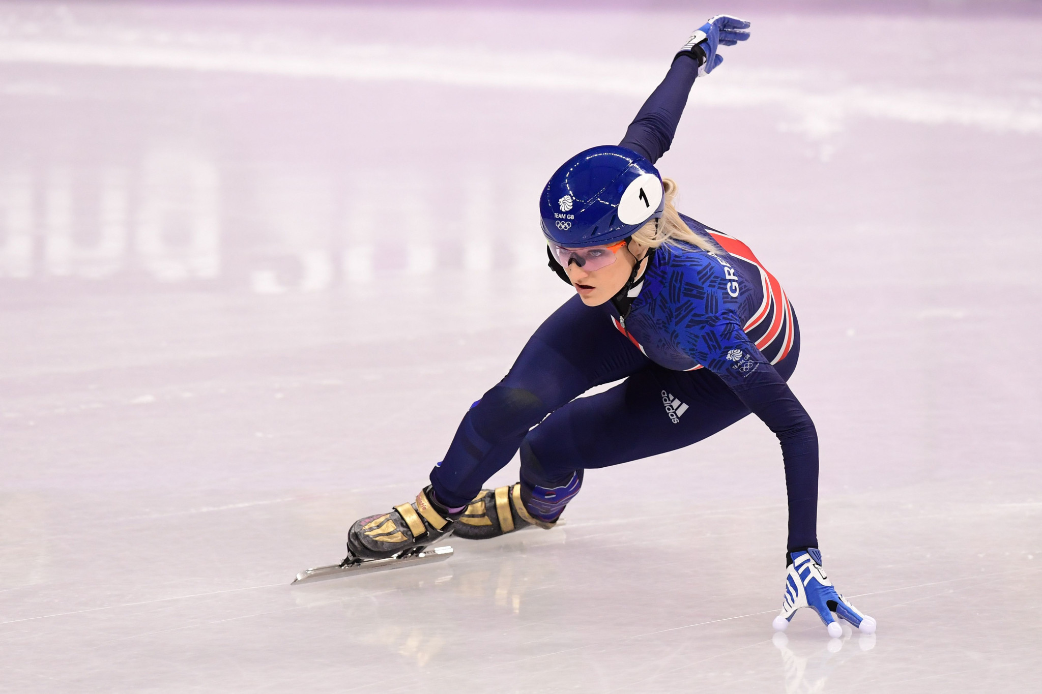 Elise Christie devait faire partie d'une équipe britannique de trois membres forcée de se retirer des Championnats du monde de patinage de vitesse de l'ISU aux Pays-Bas © Getty Images