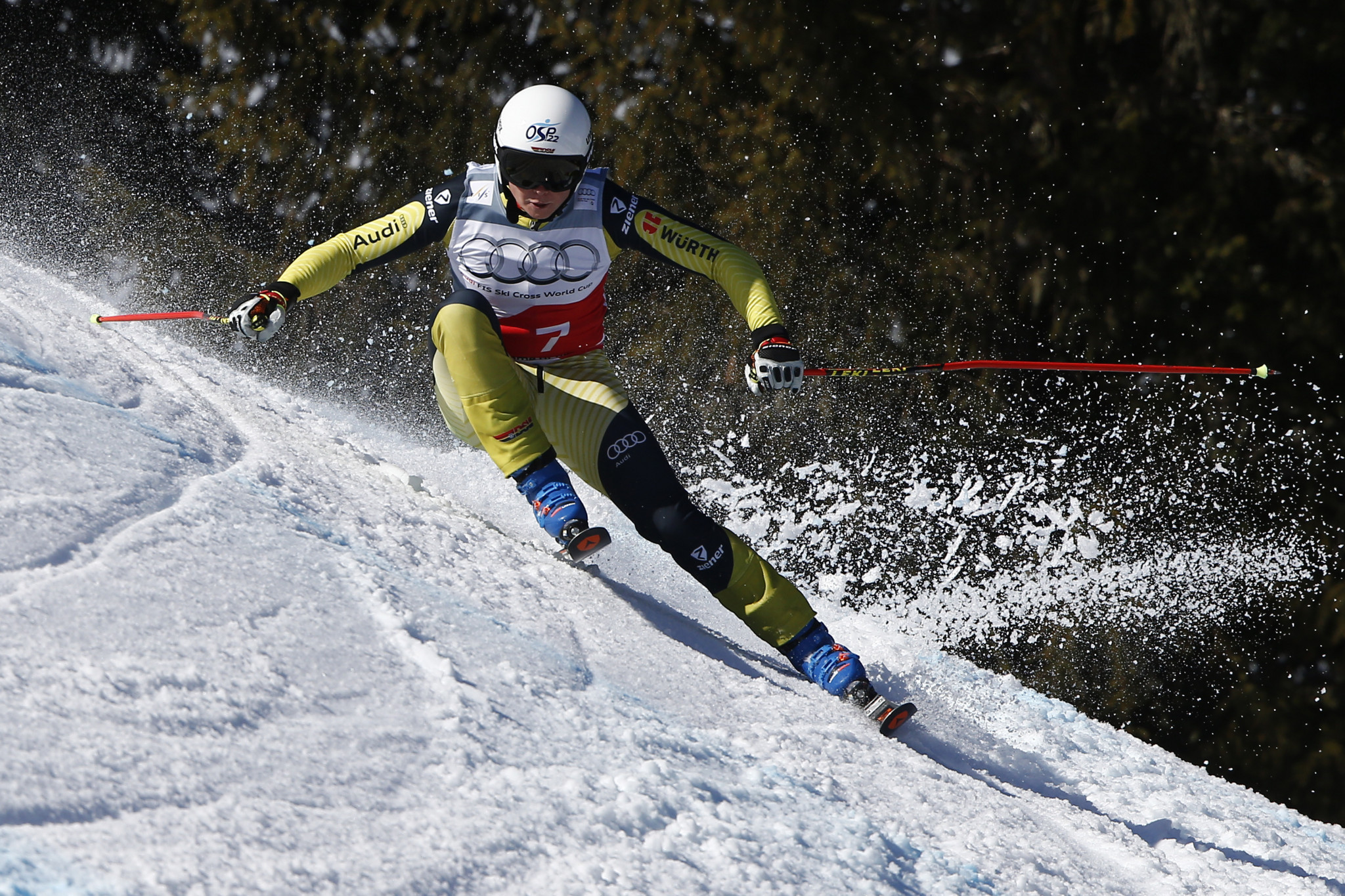L'Allemand Florian Wilmsmann a remporté sa première victoire en Coupe du monde de ski cross FIS dans la station géorgienne de Bakuriani © Getty Images