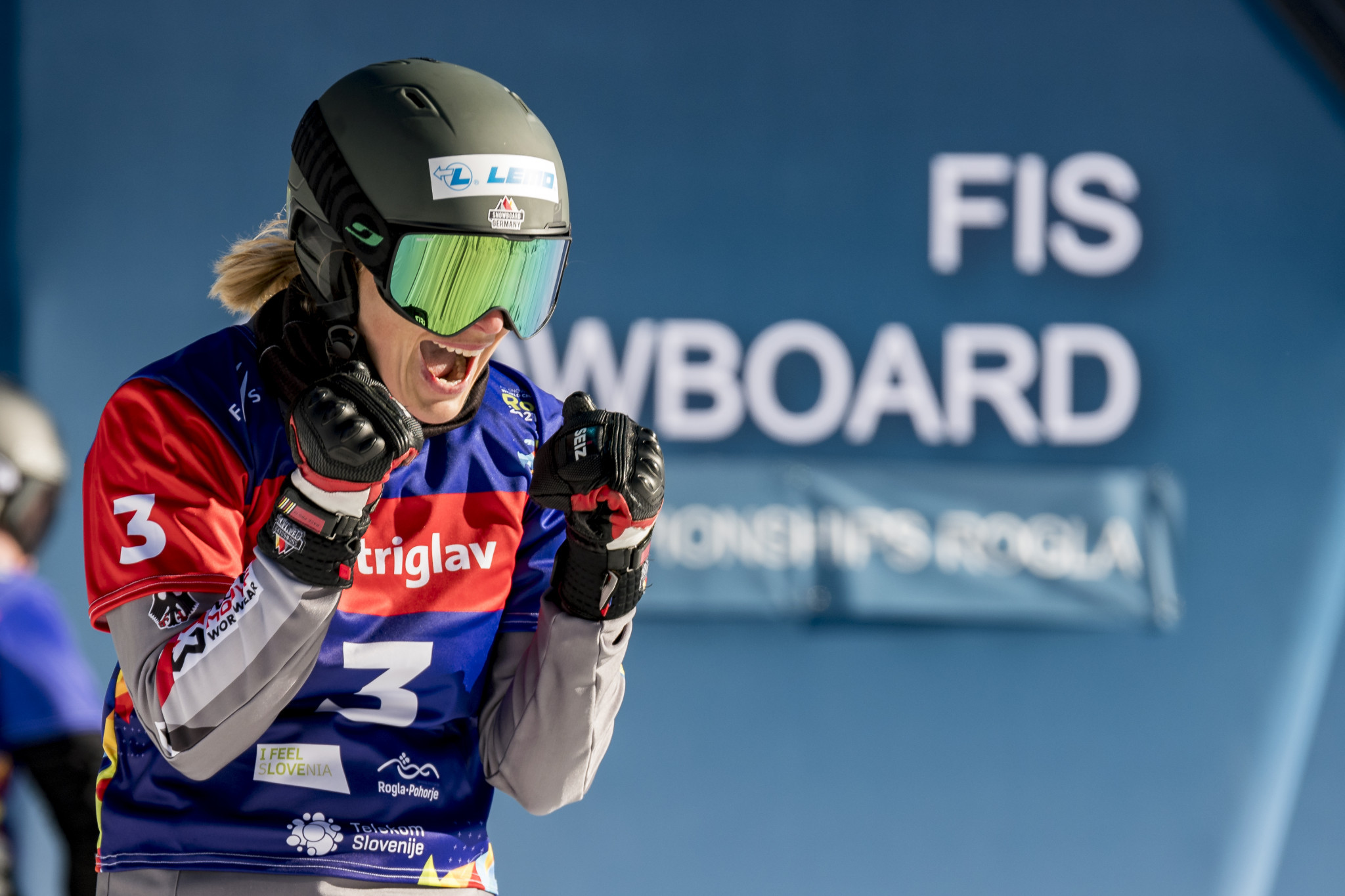 Selina Jörg a remporté le concours de slalom géant parallèle féminin © Getty Images