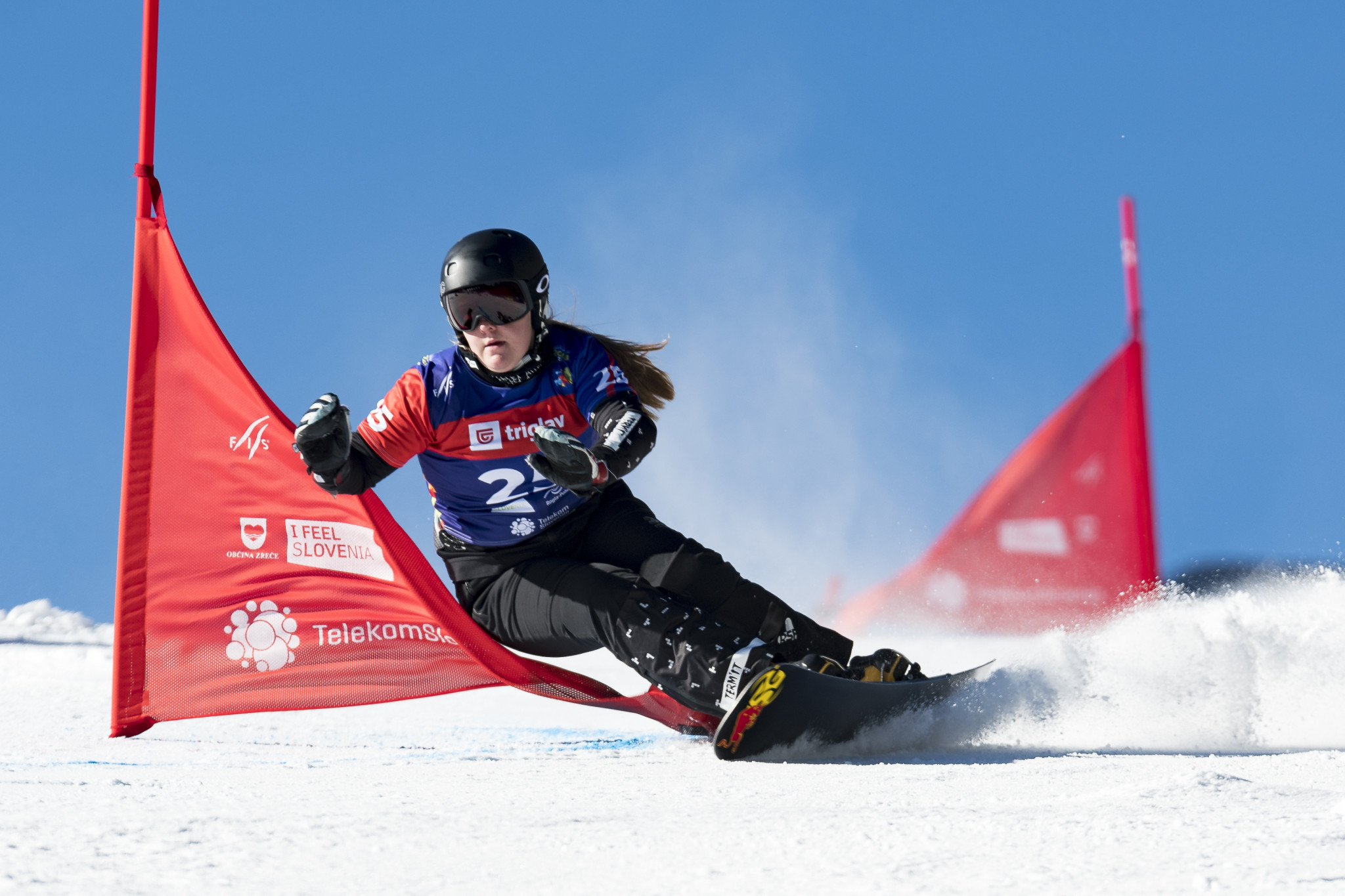 Sofia Nadyrshina, de Russie, a remporté le slalom parallèle féminin © Getty Images