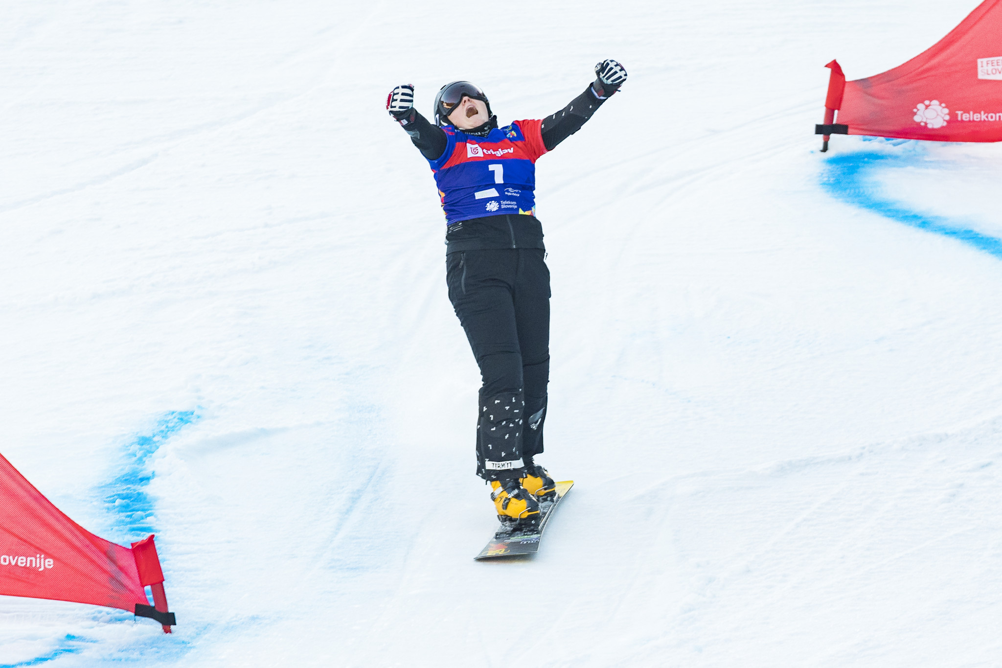 Sofia Nadyrshina espère reprendre là où elle s'était arrêtée à Rogla après avoir remporté le titre mondial de slalom parallèle plus tôt cette semaine © Getty Images