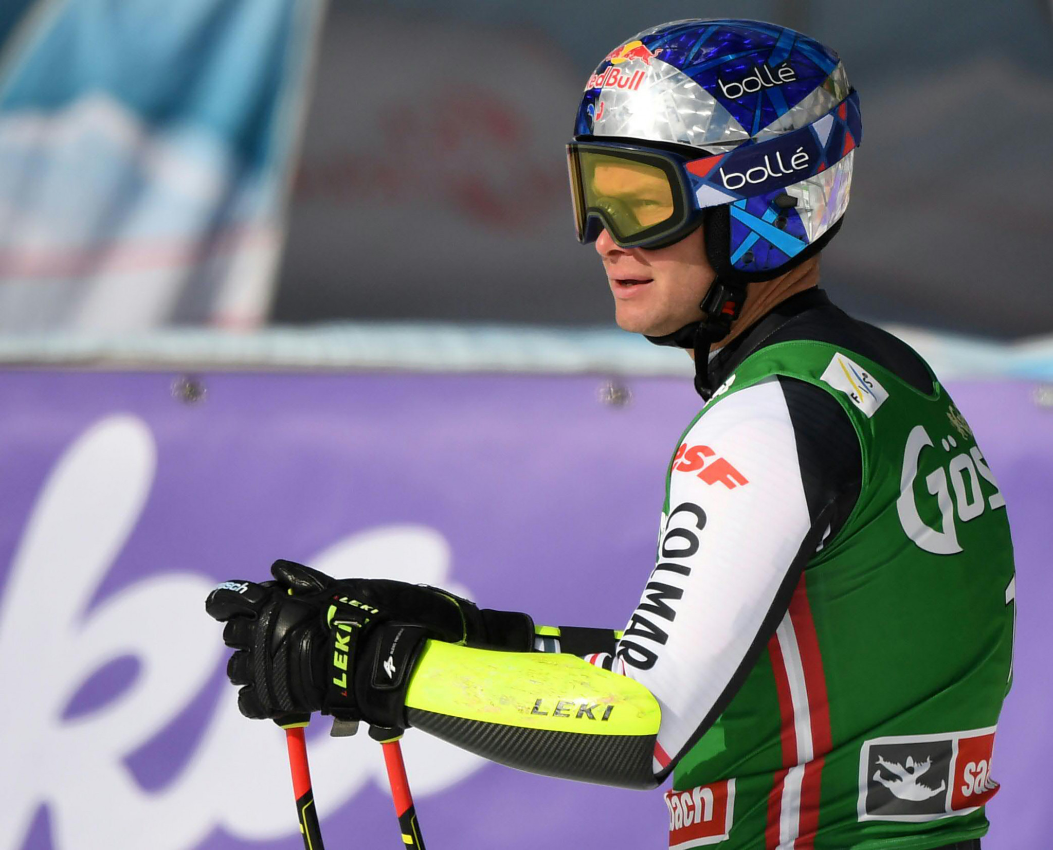 Alexis Pinturault est actuellement en tête du classement général et de la Coupe du monde de slalom géant © Getty Images