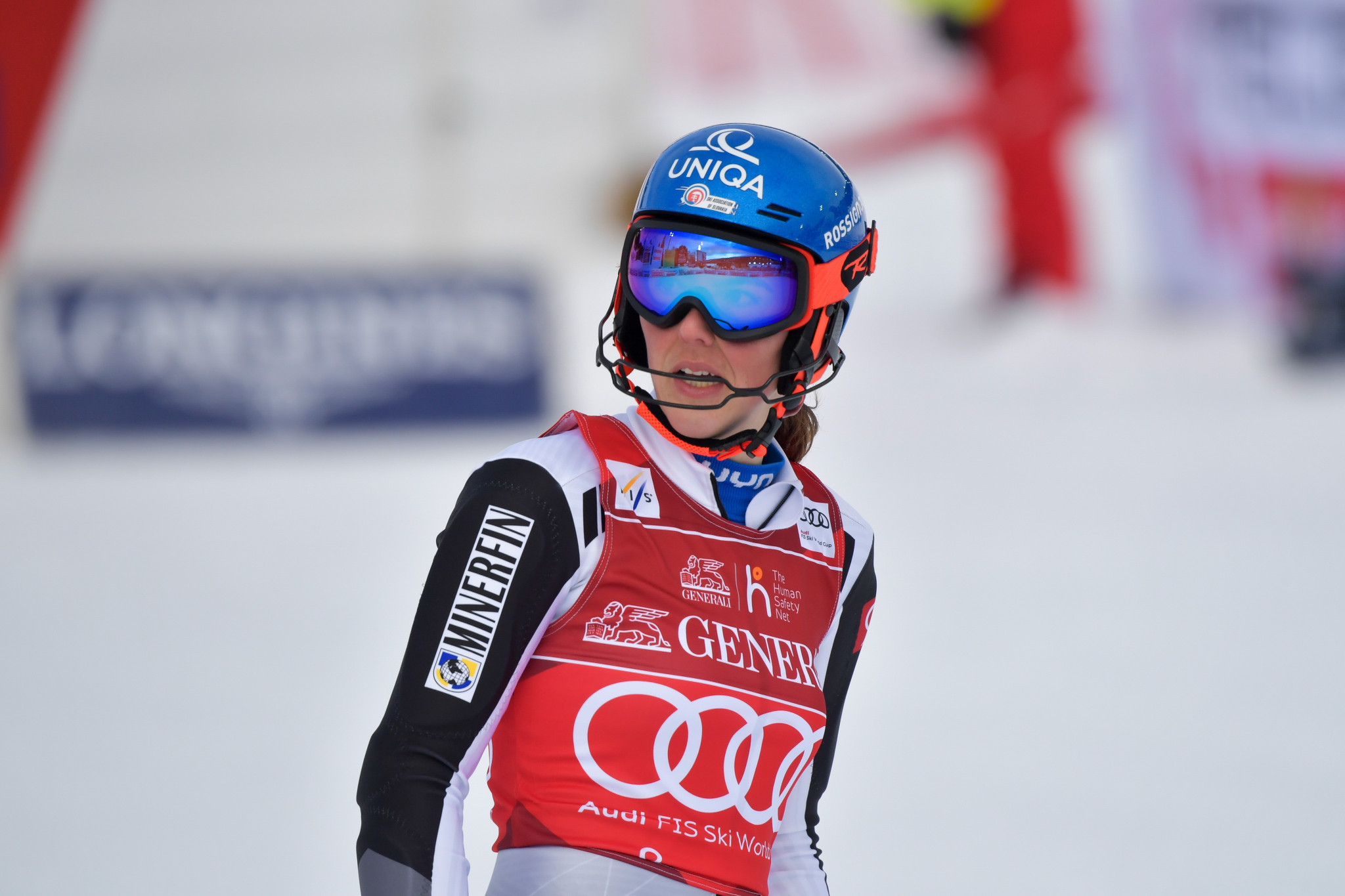 Petra Vlhová, victorieuse hier, a dû se contenter de la deuxième place © Getty Images