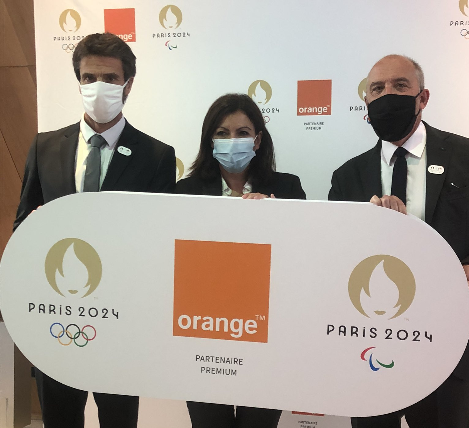 Orange est l'un des trois partenaires distingués de Paris 2024 annoncés à ce jour © Orange