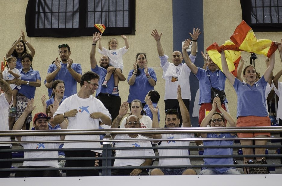 Los fanáticos españoles elogiaron la victoria de su equipo sobre Polonia en el Campeonato de Europa de la IWBF en Tenerife, y el acuerdo de hoy sobre el baloncesto en silla de ruedas en España podría ayudar a generar una nueva generación de jugadores © EuroWB2017
