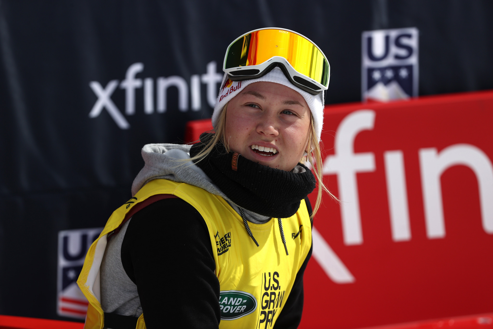 Tess Ledeux a remporté son premier titre de Coupe du monde de slopestyle aujourd'hui à Silvaplana © Getty Images