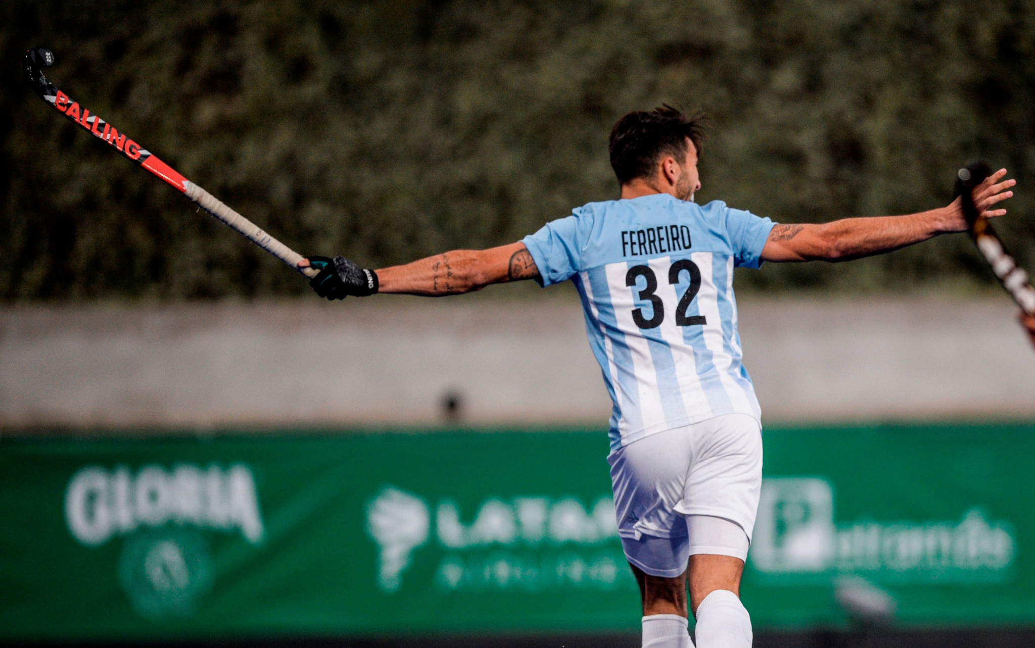 Martín Ferrero marcó dos goles para Argentina, pero terminó en el bando perdedor © Getty Images