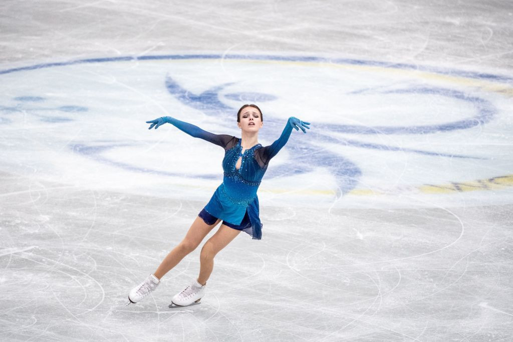 Anna Shcherbakova a aidé la Russie à terminer la journée d'ouverture à la première place après avoir dominé le programme court féminin © Getty Images