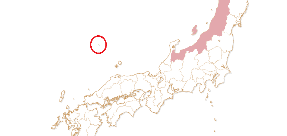도쿄 2020 성화 봉송지도에 포함 된 일본과 한반도 사이에 위치한 분쟁중인 작은 섬들 © Tokyo 2020