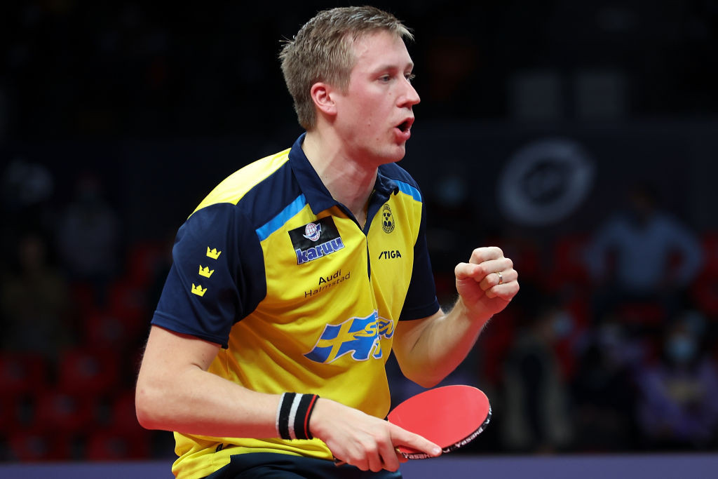 Swedish seed Mattias Falck will meet reigning German Timo Boll in the men's singles semi-final tomorrow at the European Table Tennis Championships in Warsaw © Getty Images