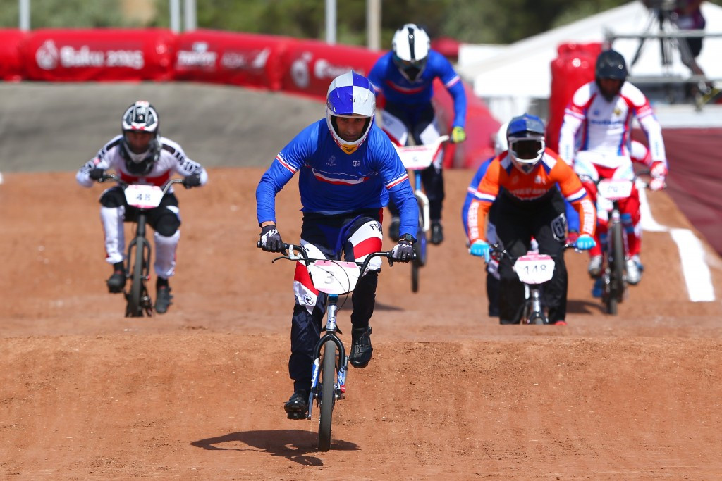 Daudet and Christensen secure golden end to Baku 2015 European Games with BMX victories