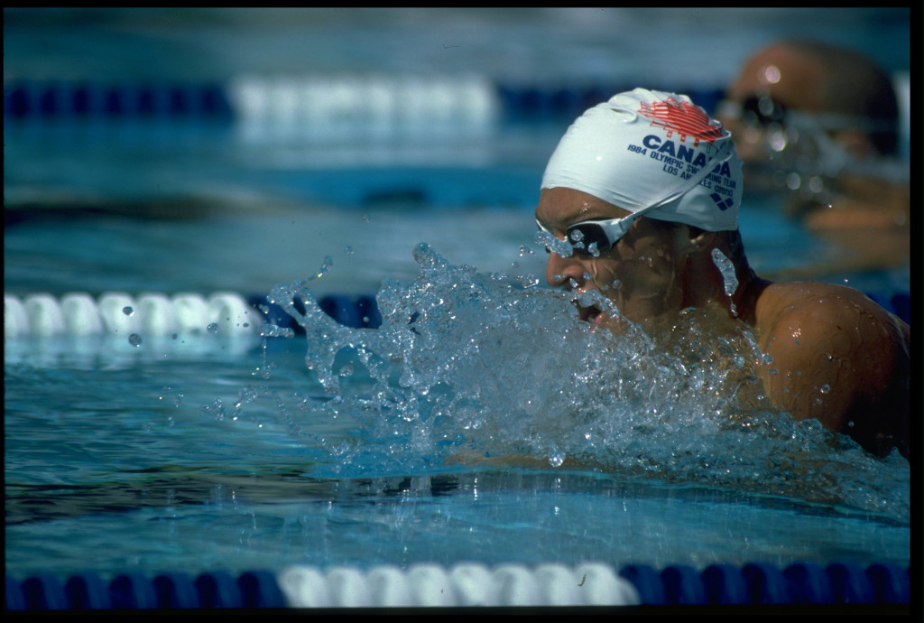 Alex Baumann won both the 200m and 400m individual swimming titles at the Los Angeles 1984 Olympic Games ©Getty Images