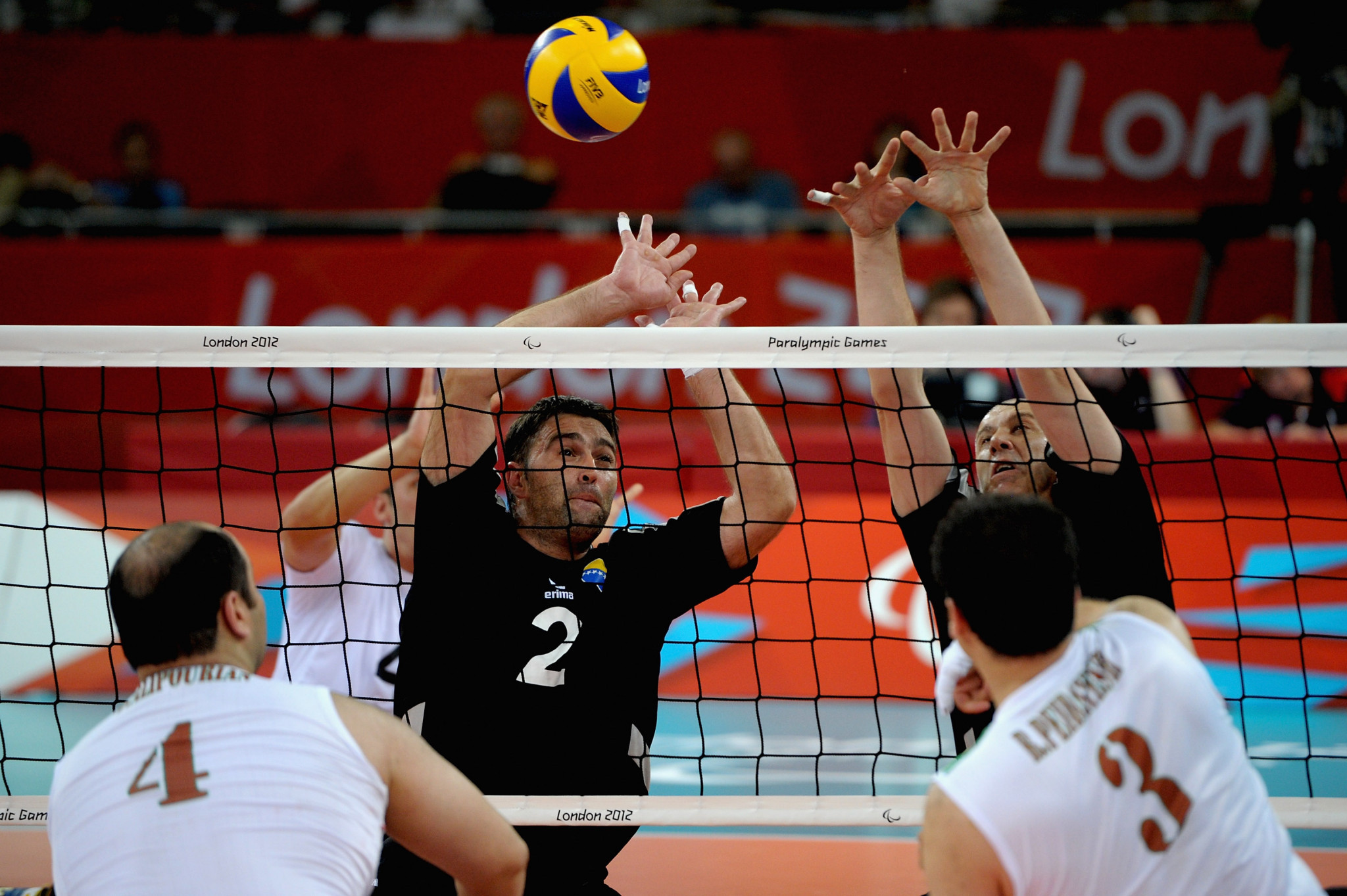 Jonathan Moore helped organise the London 2012 sitting volleyball tournament ©Getty Images